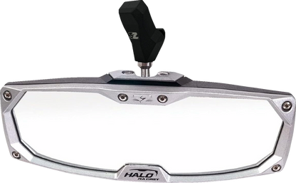 SEIZMIK Mirror - Halo R - Rear View - Rectangle - Black w/Silver Bezel - Each - CF Moto 56-18033