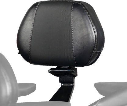 SHOW CHROME Ballistic Passenger Backrest - Black - Ryker '19-'23 41-420C