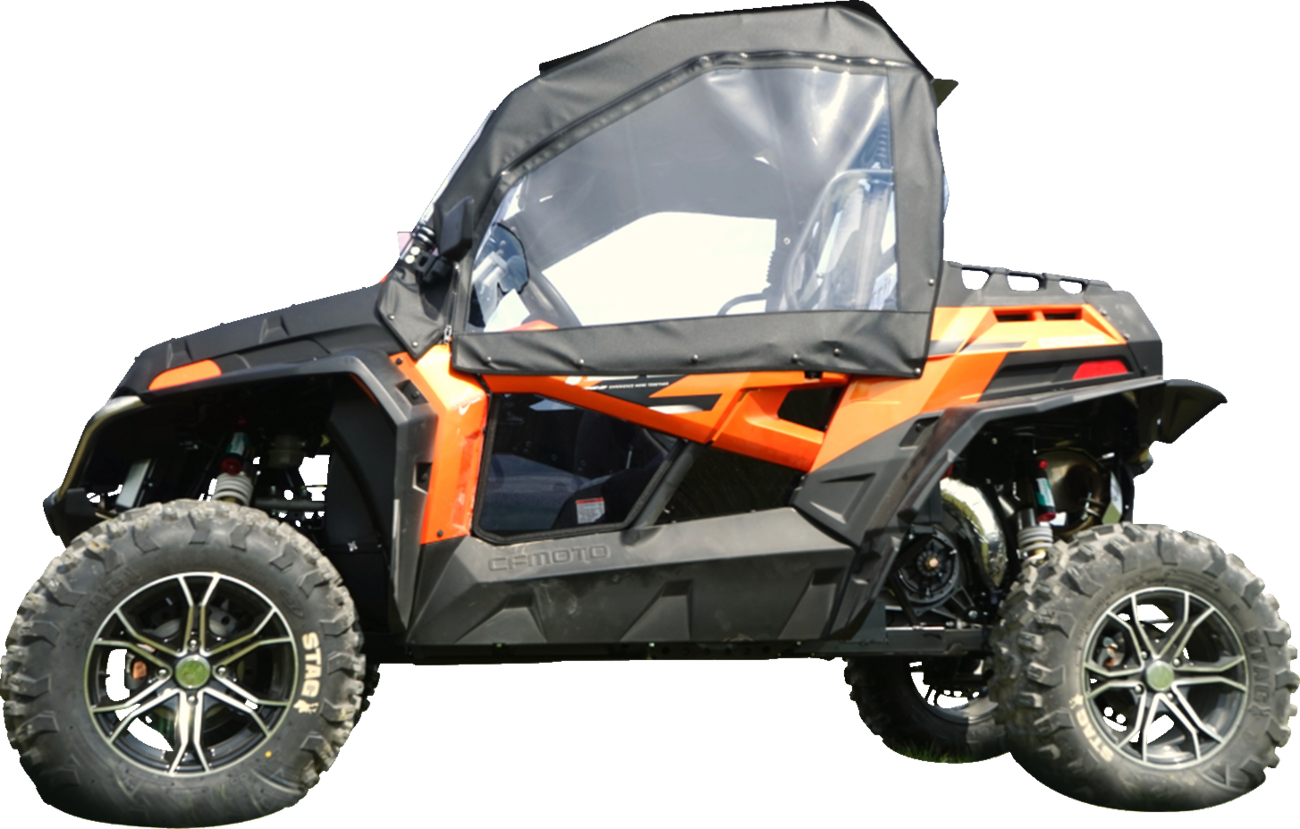 SEIZMIK Soft Enclosure - Upper - Black/Clear - CF Moto - ZForce 51-20984