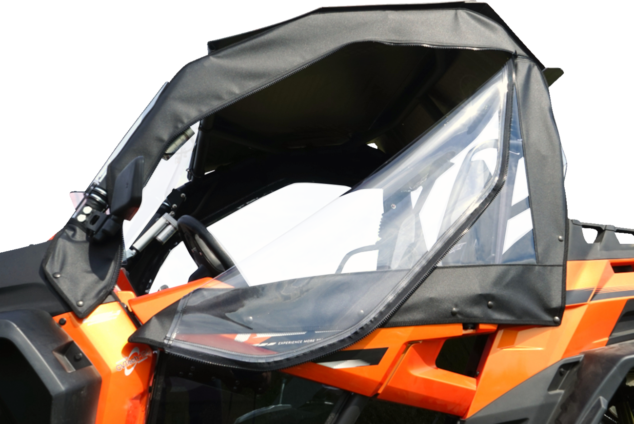 SEIZMIK Soft Enclosure - Upper - Black/Clear - CF Moto - ZForce 51-20984