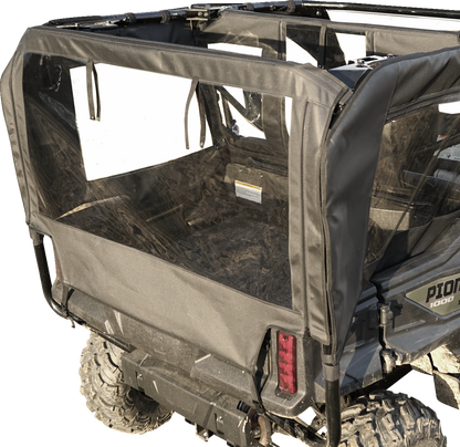 SEIZMIK Soft Doors - Middle/Rear Windows - Black/Clear - Honda - Pioneer 51-20983