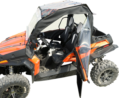 SEIZMIK Soft Enclosure - Upper - Black/Clear - CF Moto - ZForce 51-20984