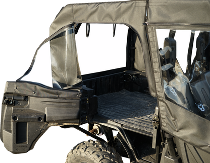 SEIZMIK Soft Doors - Middle/Rear Windows - Black/Clear - Honda - Pioneer 51-20983