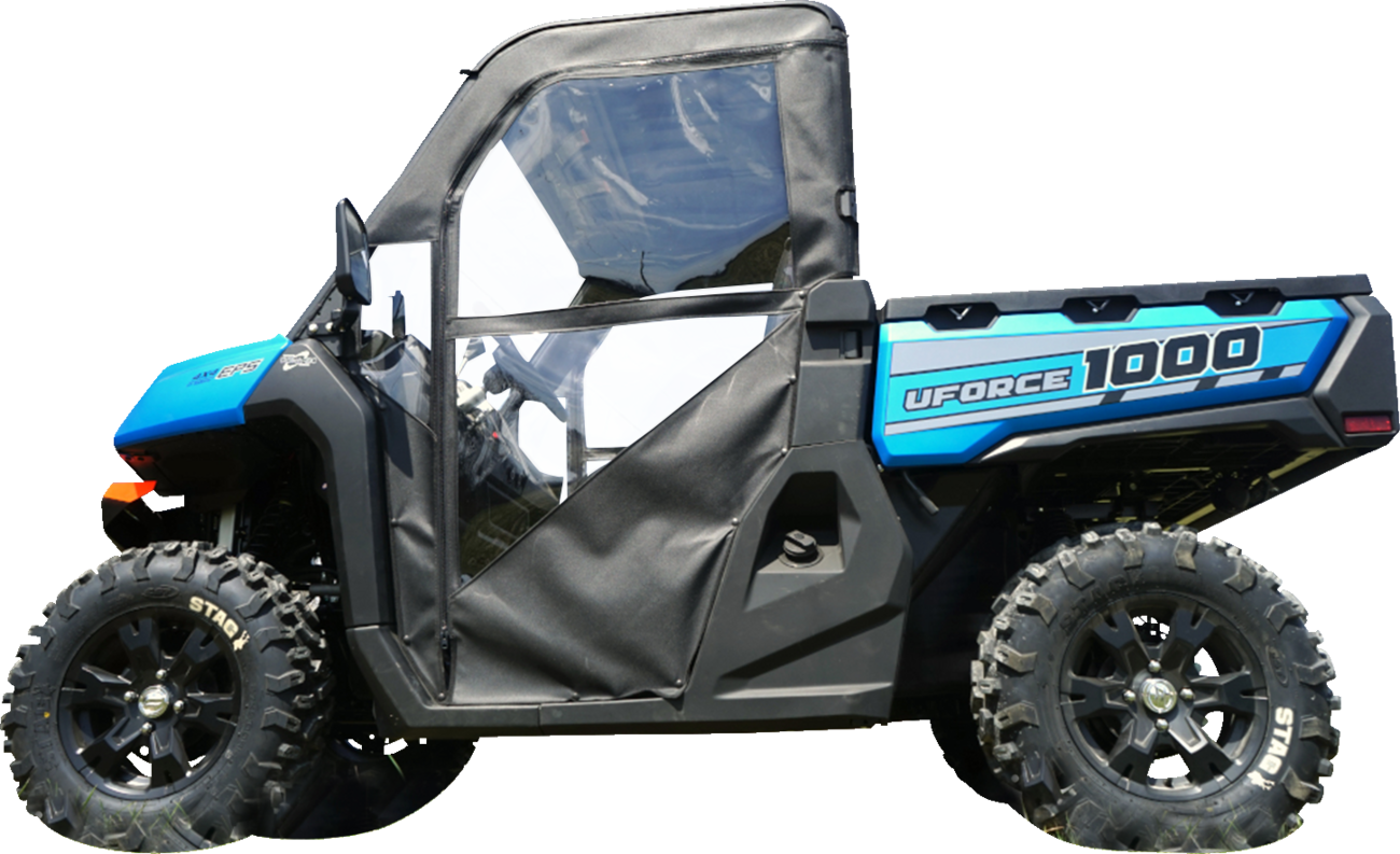 SEIZMIK Soft Enclosure - Full - Black/Clear - CF Moto - UForce 51-20985