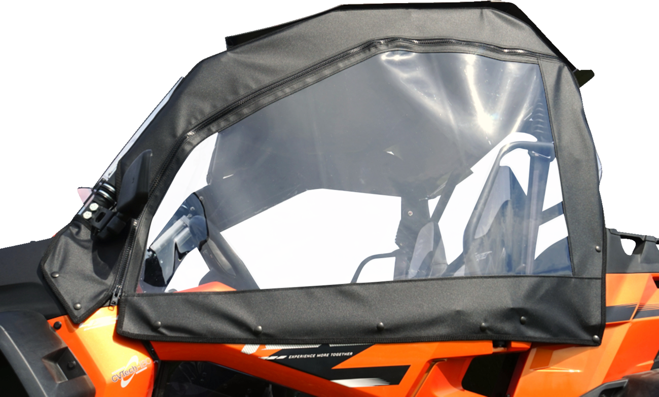 SEIZMIK Soft Enclosure - Upper - Black/Clear - CF Moto - ZForce 51-20984