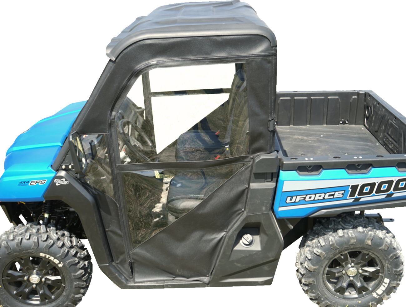 SEIZMIK Soft Enclosure - Full - Black/Clear - CF Moto - UForce 51-20985