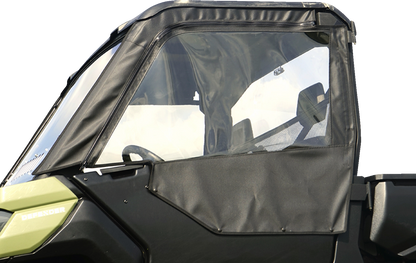 SEIZMIK Soft Upper Doors - Black/Clear - Can-Am - Defender '16-'23 51-20987