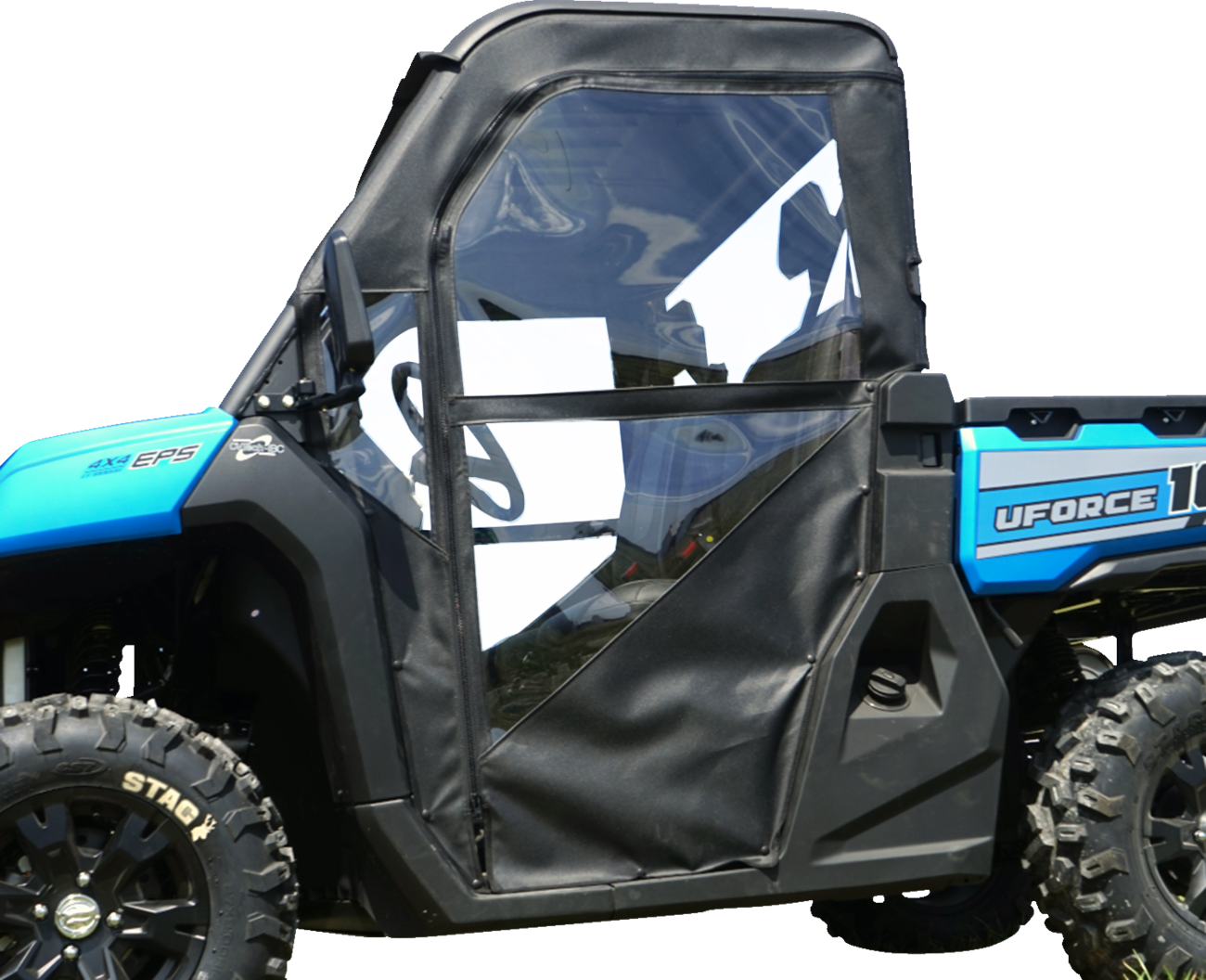 SEIZMIK Soft Enclosure - Full - Black/Clear - CF Moto - UForce 51-20985