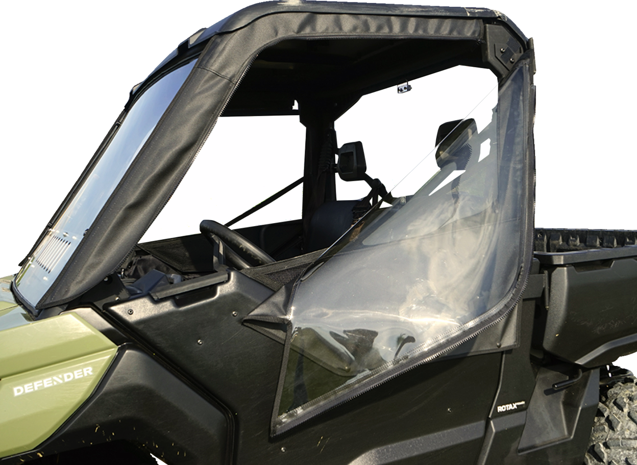 SEIZMIK Soft Upper Doors - Black/Clear - Can-Am - Defender '16-'23 51-20987