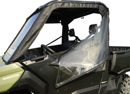 SEIZMIK Soft Upper Doors - Black/Clear - Can-Am - Defender '16-'23 51-20987