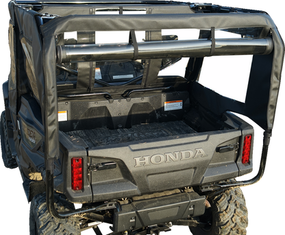 SEIZMIK Soft Doors - Middle/Rear Windows - Black/Clear - Honda - Pioneer 51-20983