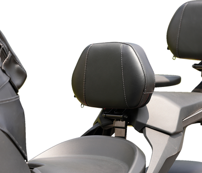 SHOW CHROME Ballistic Driver Backrest - Black - Ryker 900 '19-'24 41-416C