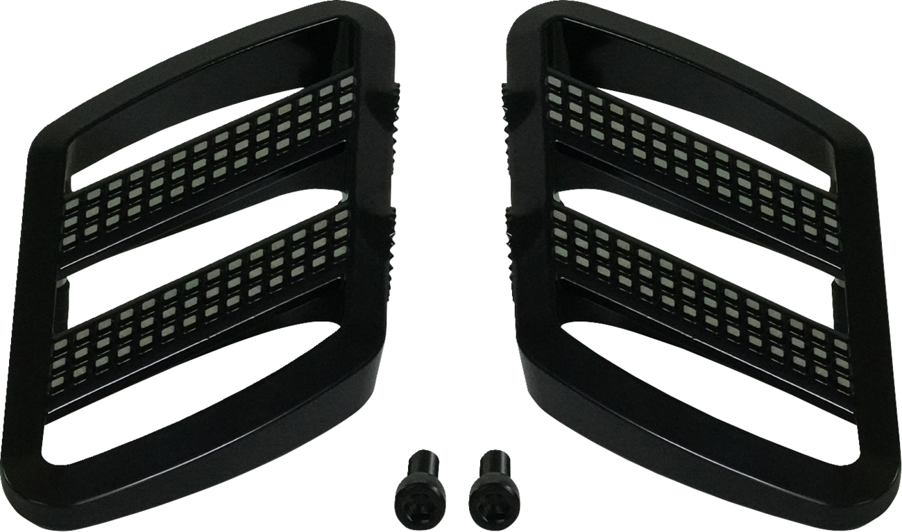 SHOW CHROME Combat Boards - Driver - Black w/ Contrast Cut - Ryker '19-'24 41-426