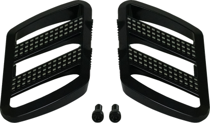 SHOW CHROME Combat Boards - Driver - Black w/ Contrast Cut - Ryker '19-'24 41-426