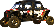 SEIZMIK Soft Upper Doors - Rear Window - Roof - Black/Clear - Polaris - RZR 51-20990