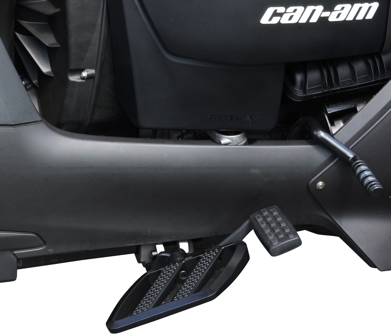 SHOW CHROME Combat Boards - Driver - Stealth Black - Ryker '19-'24 41-426BK