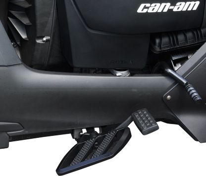SHOW CHROME Combat Boards - Driver - Stealth Black - Ryker '19-'24 41-426BK