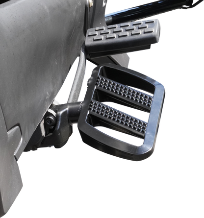 SHOW CHROME Combat Boards - Driver - Stealth Black - Ryker '19-'24 41-426BK