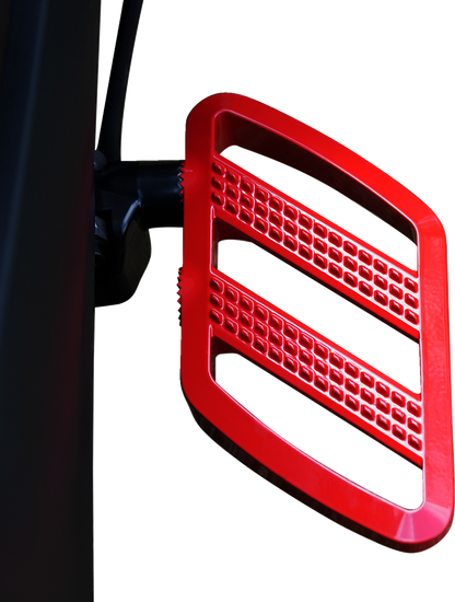SHOW CHROME Combat Boards - Driver - Red - Ryker '19-'24 41-426RD