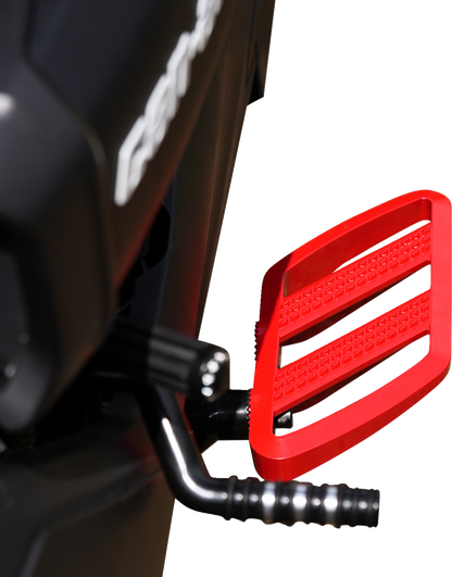 SHOW CHROME Combat Boards - Driver - Red - Ryker '19-'24 41-426RD