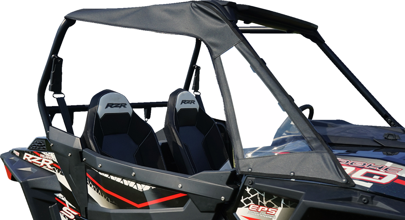 SEIZMIK Soft Enclosure - Upper - Black/Clear - Polaris - RZR 51-20995