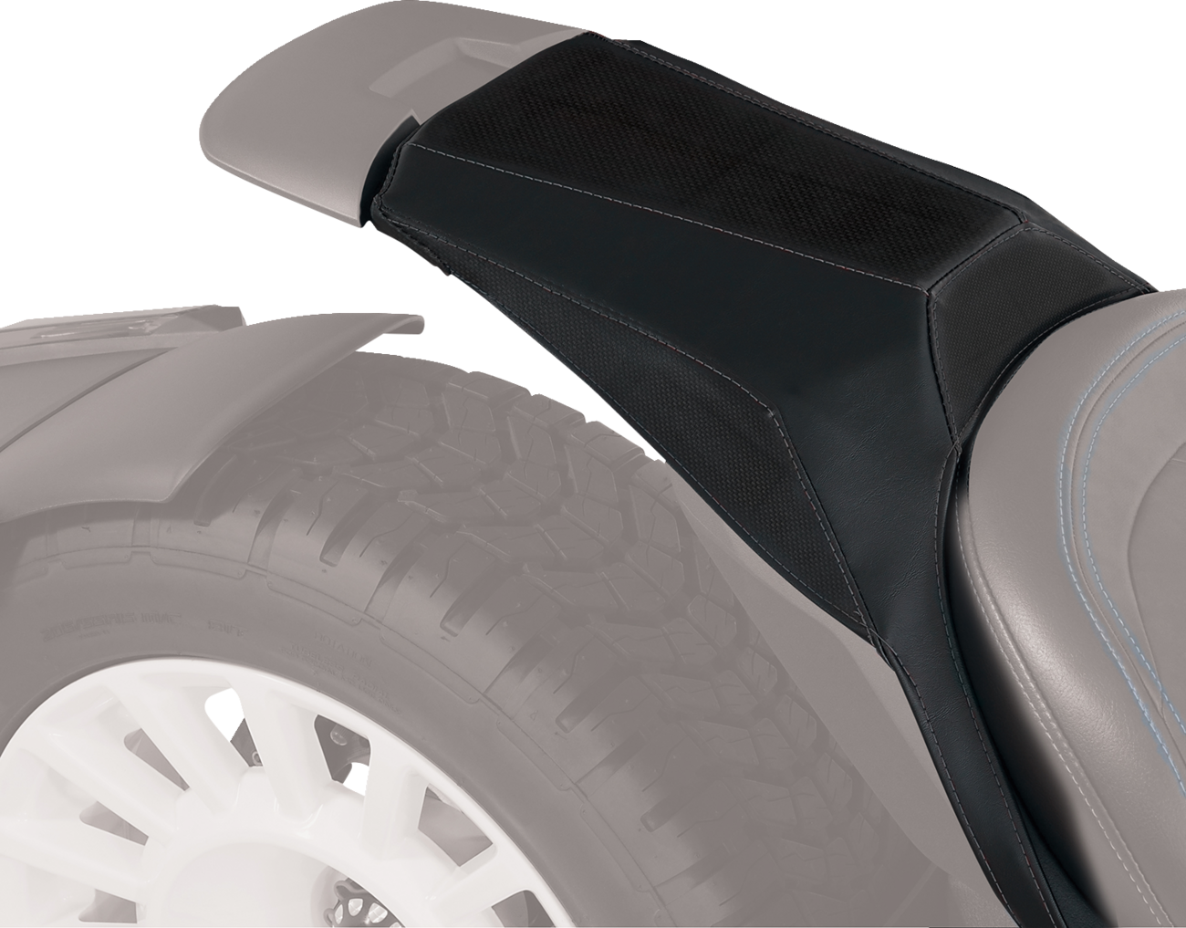 SHOW CHROME Max Mount Cover - Black Stitched - Can-Am Ryker H40-403CBK