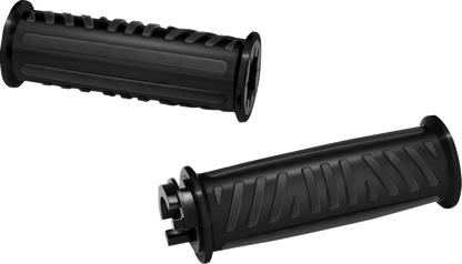 SHOW CHROME Combat Grips - Ryker - Black 17-455BK
