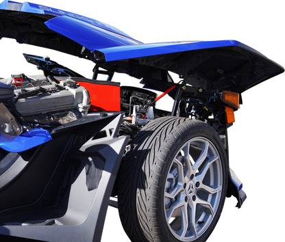 SHOW CHROME Hood Rod - Adjustable - Polaris Slingshot 44-110