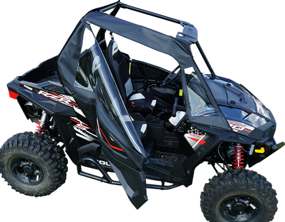SEIZMIK Soft Enclosure - Upper - Black/Clear - Polaris - RZR 51-20995