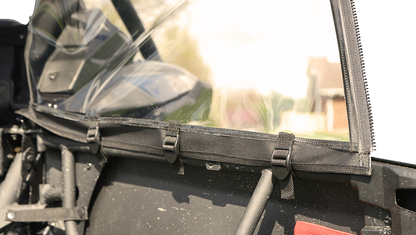 SEIZMIK Soft Upper Doors - Black/Clear - Can-Am - Maverick 51-20993