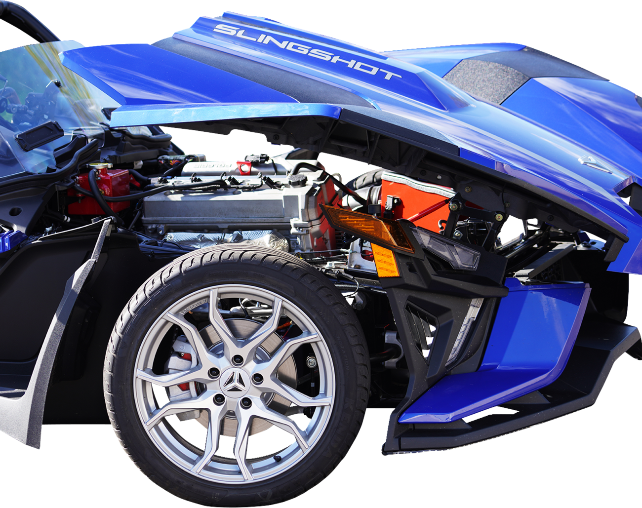SHOW CHROME Hood Rod - Adjustable - Polaris Slingshot 44-110