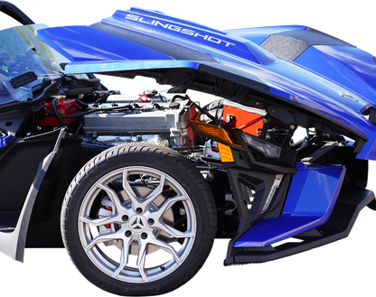SHOW CHROME Hood Rod - Adjustable - Polaris Slingshot 44-110