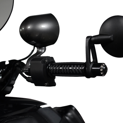 SHOW CHROME Combat Grips - Ryker - Black 17-455BK