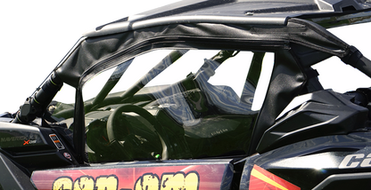 SEIZMIK Soft Upper Doors - Black/Clear - Can-Am - Maverick 51-20993
