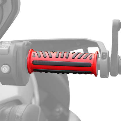 SHOW CHROME Combat Grips - Ryker - Red 17-455RD