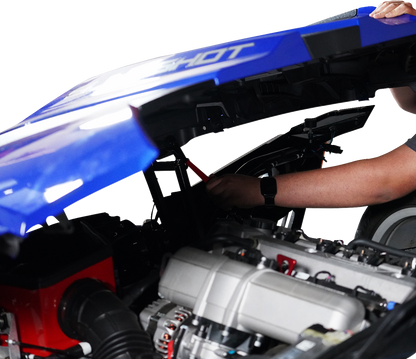 SHOW CHROME Hood Rod - Adjustable - Polaris Slingshot 44-110