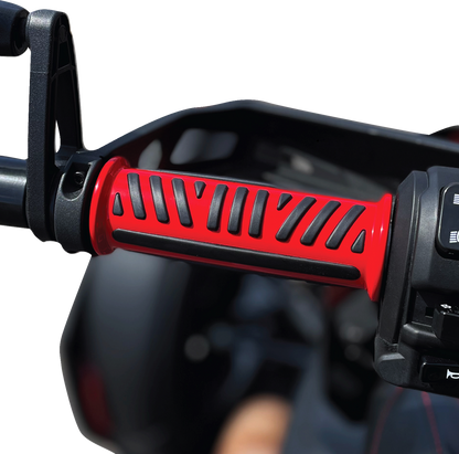 SHOW CHROME Combat Grips - Ryker - Red 17-455RD