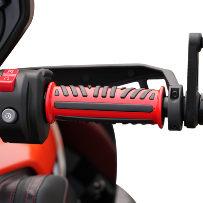 SHOW CHROME Combat Grips - Ryker - Red 17-455RD