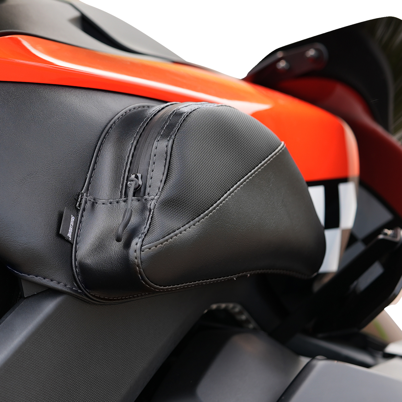 SHOW CHROME Dual Side Tank Pouch - Ballistic w/ Black Stitch - Ryker '19-'24 H40-401CBK
