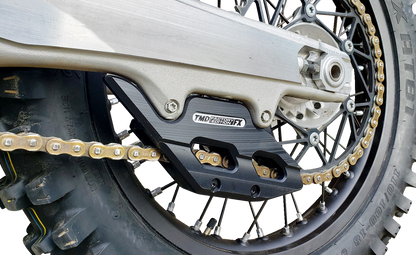 T.M. DESIGNWORKS Factory Edition Chain Guide With Replacement Wear Pad - Black - Gas Gas/Husqvarna/KTM RCG-KT5-BK