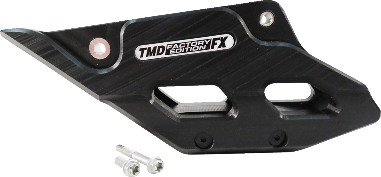 T.M. DESIGNWORKS Factory Edition Chain Guide With Replacement Wear Pad - Black - Gas Gas/Husqvarna/KTM RCG-KT5-BK