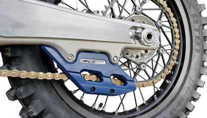 T.M. DESIGNWORKS Factory Edition Chain Guide With Replacement Wear Pad - Blue - Gas Gas/Husqvarna/KTM RCG-KT5-BL2