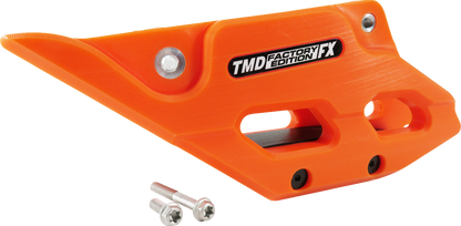 T.M. DESIGNWORKS Factory Edition Chain Guide With Replacement Wear Pad - Orange - Gas Gas/Husqvarna/KTM RCG-KT5-OR