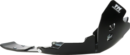 T.M. DESIGNWORKS Skid Plate - Black - Gas Gas | Husqvarna | KTM KHLG-258-BK