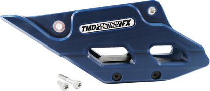 T.M. DESIGNWORKS Factory Edition Chain Guide With Replacement Wear Pad - Blue - Gas Gas/Husqvarna/KTM RCG-KT5-BL2