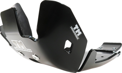 T.M. DESIGNWORKS Skid Plate - Black - Gas Gas | Husqvarna | KTM KHLG-258-BK