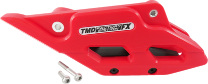 T.M. DESIGNWORKS Factory Edition Chain Guide With Replacement Wear Pad - Red - Gas Gas/Husqvarna/KTM RCG-KT5-RD