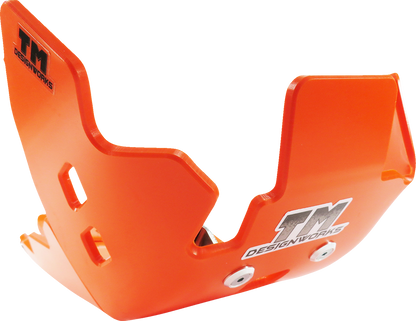 T.M. DESIGNWORKS Skid Plate - Orange - Gas Gas | Husqvarna | KTM KHLG-258-OR