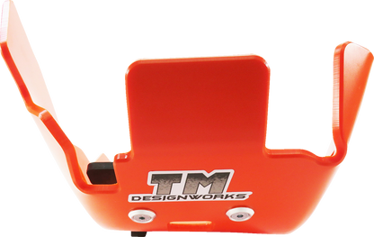 T.M. DESIGNWORKS Skid Plate - Orange - Gas Gas | Husqvarna | KTM KHLG-258-OR