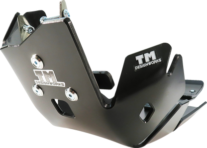 T.M. DESIGNWORKS Skid Plate - Black - Gas Gas | Husqvarna | KTM KHLG-362-BK